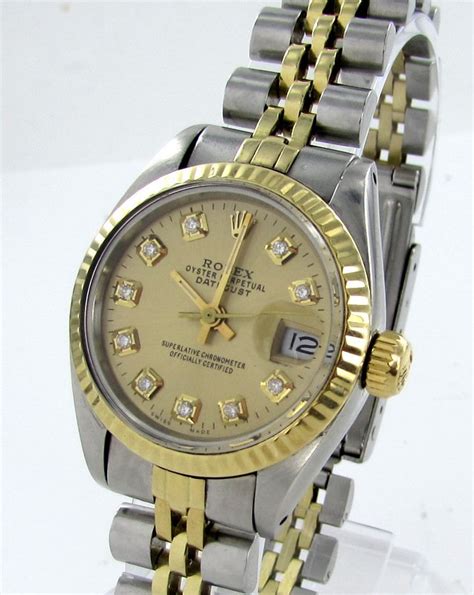 rolex con brillantini donna